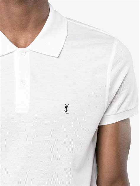 ysl men's white shirt|ysl formal shirts.